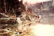 Charles M Russell On the Flathead China oil painting reproduction